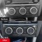 Real Carbon Interior Air Condition Knob Cover Trim 1pcs For Subaru WRX STi 2014-2021