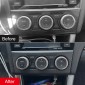 Real Carbon Interior Air Condition Knob Cover Trim 1pcs For Subaru WRX STi 2014-2021