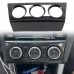 Real Carbon Interior Air Condition Knob Cover Trim 1pcs For Subaru WRX STi 2014-2021