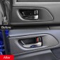 Real Carbon Inner Door Handle Bowl Frame Trim 4PCS For Subaru WRX STi 2014-2021