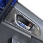 Real Carbon Inner Door Handle Bowl Frame Trim 4PCS For Subaru WRX STi 2014-2021