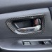 Real Carbon Inner Door Handle Bowl Frame Trim 4PCS For Subaru WRX STi 2014-2021