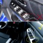 Real Carbon Interior Window Switch Regular Cover Trim 4pcs For Subaru WRX STi 2014-2019