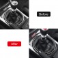 Real Carbon Gear Console Cover Ring Trim 1pcs For Subaru WRX STI 2014-2021