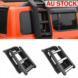 Only ships to Australia!!!Roof Platform Aluminum Alloy Luggage Rack Side Folding Ladder For Great Wall GWM WEY TANK 300