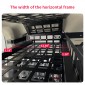 Car Trunk Storage Panel Shelf Molle Panel Storage Shelf For Great Wall GWM WEY TANK 300 2020 2021 2022 2023 2024