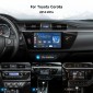 10.2" Android 13 6+64G/8+256G Car Multimedia Stereo Radio Audio GPS Navigation Sat Nav Head Unit For Toyota Corolla 2014-2016 LHD