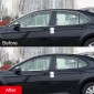 10PCS Window Sills With Center Pillar Post Molding Trim Overlays Cover Trim For Toyota Camry 2018-2024