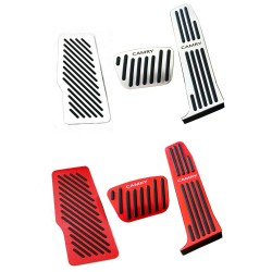 3PCS Aluminum Fuel Gas Brake Footrest Pedal Replacement For Toyota Camry 9TH 2024 2025