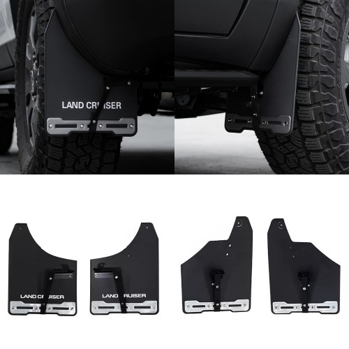 4PCS Mud Flaps Mudguard Fenders For Toyota Land Cruiser Prado J250 LC250 2024 2025