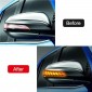 Smoked Square Style LED Side Mirror Sequential Dynamic Turn Signal Light For Toyota Fortuner Hilux Innova 2015-2020