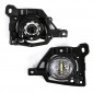 LED Fog Lamp Headlight Kit Bezel With Wiring Harness & Power Switch For Toyota Grand Highlander 2024 2025