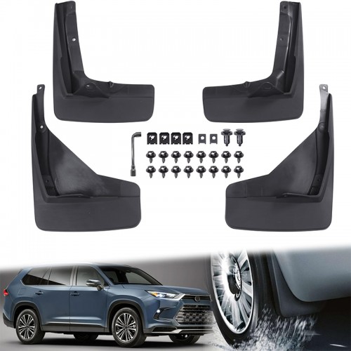 4PCS Mud Flaps Mudguard Fenders For Toyota Grand Highlander 2024