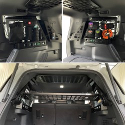 Rear Cargo Molle Panel Organizer for Toyota Land Cruiser 250 LC250 2024 2025 / Lexus GX550 Trunk Storage Accessories