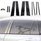 24PCS Stainless Steel Window Middle Pillar Post Molding Frame Overlays Cover Trim Toyota RAV4 2019-2025