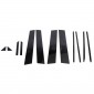 24PCS Stainless Steel Window Middle Pillar Post Molding Frame Overlays Cover Trim Toyota RAV4 2019-2025
