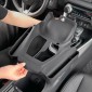 Black Style Central Control Silicone Storage Box For Toyota RAV4 2019-2025 LHD