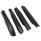 4PCS Black Style Roof Rack Rail End Cover Shell Replacement For Toyota Sienna 2011-2020