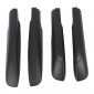 4PCS Black Style Roof Rack Rail End Cover Shell Replacement For Toyota Sienna 2011-2020