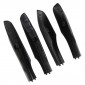 4PCS Black Style Roof Rack Rail End Cover Shell Replacement For Toyota Sienna 2011-2020