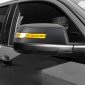2PCS Matte Black Side Rearview Mirror Shell Cover With LED Light For Toyota Tundra 2014-2021