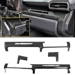 Only Fit 14.3'' Screen!!! 2PCS Dashboard Decorative Stripe Cover For Toyota Tacoma 2024 2025 LHD