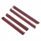 4PCS Black Wood Grain Interior Side Door Decorative Stripe Cover For Toyota Tacoma 2024 2025