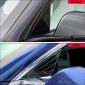  Carbon Style Front Triangle Decoration Cover Trim For Tesla Model 3 2018-2022