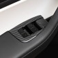 Carbon Style Door Armrest Lift Frame Cover Trim For Tesla Model 3 2018-2022/Model Y 2020-2023 Left Hand Drive