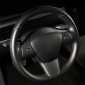 Carbon Style Wheel Steering Panel Cover Trim For Tesla Model 3 2018-2022/Model Y 2020-2023 Conjoined version