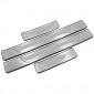 Stainless Outer Door Sill Scuff Plate 4pcs For Tesla Model Y 2020-2023