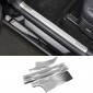 Stainless Inner Door Sill Scuff Plate 4pcs For Tesla Model Y 2020-2023