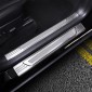 Stainless Inner+Outer Door Sill Scuff Plate 8pcs For Tesla Model Y 2020-2023