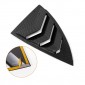 2Pcs Carbon Fiber Rear Triangle Window Cover For Tesla Model Y 2020-2023