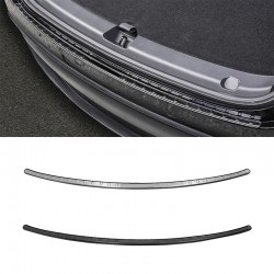 Stainless Outer Rear Sill Bumper Cover Plate 1pcs For Tesla Model Y 2020-2023