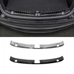 Stainless Inner Rear Sill Bumper Cover Plate 1pcs For Tesla Model Y 2020-2023