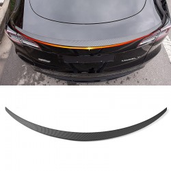 Carbon Fiber Rear Trunk Spoiler Tail Wing For Tesla Model Y 2020-2023