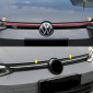 Car Chrome Front Central Grille Cover Trims Molding For Volkswagen Glof 8 MK8 2020-2023