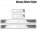 4PCS Stainless Steel Inner+Outer Door Sill Threshold Protector Scuff Plate For Volkswagen Glof 8 2020-2023