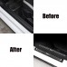 4PCS Stainless Steel Inner+Outer Door Sill Threshold Protector Scuff Plate For Volkswagen Glof 8 2020-2023