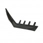 Black Style Rear Window Side Spoiler Wing For Volkswagen Glof 8 2020-2023