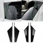 2PCS Rear Window Spoiler Side Wing Trim Cover For Volkswagen Glof 8 MK8 2020-2023