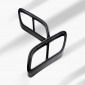 Black Style Car Rear Exhaust Pipe Muffler Tip Cover Trim For Volkswagen Glof 8 Rline MK8 2020-2023