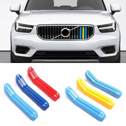 High Quality Three-Color Stripes Grille Trim For Volvo XC40 2019 2020 2021 2022 2023