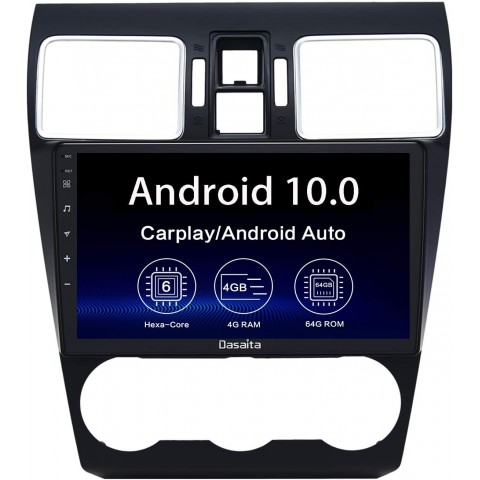 Free Shipping 9" Android 10 T10 4+64G / 6+128G Car Multimedia Stereo Radio Audio GPS Navigation Sat Nav Head Unit for Subaru XV 2012 - 2019