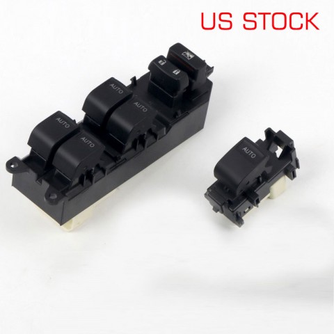 Front Door Lighted LED Power Window Switch Auto Down / Up for Toyota Tacoma 2012-2015