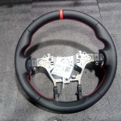 Leather Steering Wheel Perforated Leather For Toyota Hilux 2015-2022