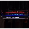  led Outer Door Sill Scuff Plate Animated Moving Running Glowing Light 4pcs for Toyota C-HR CHR 2016-2019