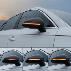 LED Side Mirror Sequential Dynamic Turn Signal Light For Audi A4 2017-2019 / S4 2017-2019 / A5 2017-2019 / S5 2017-2019