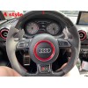 Without DSG Paddle Shifters Cover Trim or R8 buttons!!! Carbon Fiber Steering Wheel Replacement Parts For AUDI